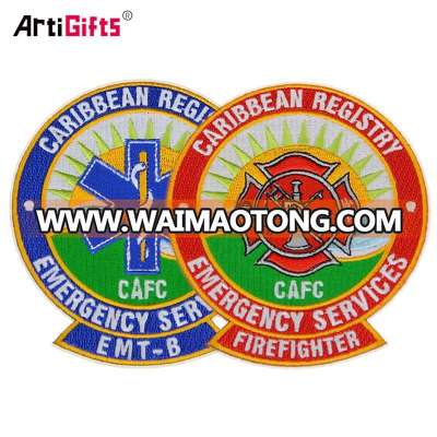 Latest Computer Embroidery Designs Clothing Patch Wholesale Cheap Custom Self-adhesive Embroidery Patch