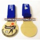 Antique Gold 3D Zinc Alloy Custom Sports Running China Medals No Minimum Order