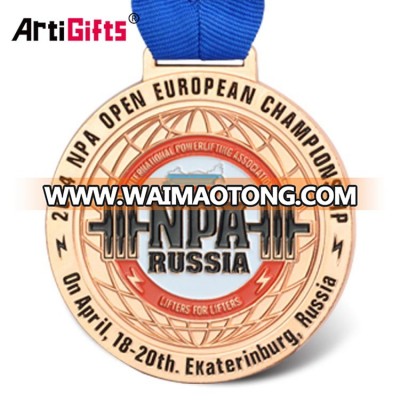 Finely processed soft enamel custom cheap metal souvenir  medal