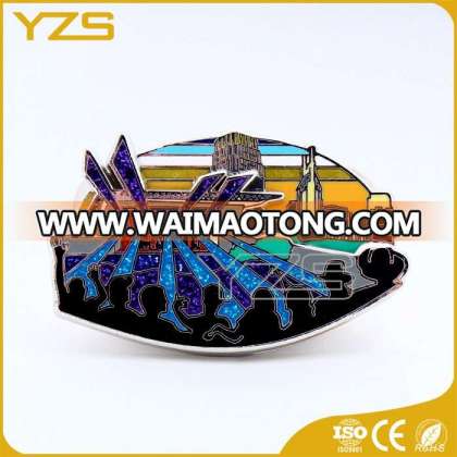 In China manufacturer wholesale custom metal dual layer enamel lapel pin